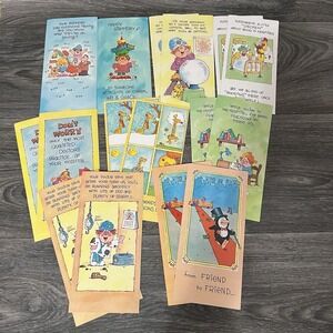Vintage 70s Cheerful Chuckles Box Of 16 New Assorted Cards Humor W/Envelopes USA